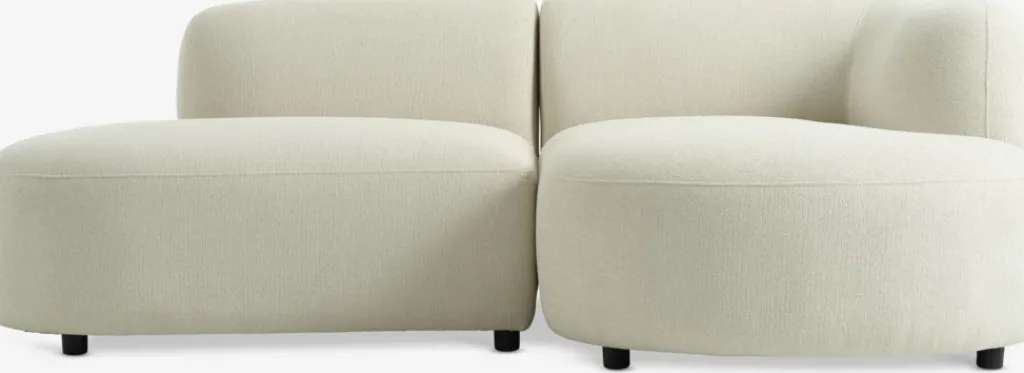 2 Plazas|3 Plazas>JYSK JYLLINGESofá JYLLINGE chaise longue felpa beis