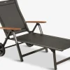 Muebles De Jardín|Tumbonas>JUTLANDIA KARLSHAMNTumbona KARLSHAMN A81xL190 gris oscuro