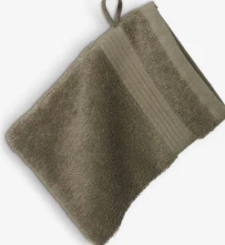 Toallas De Lavabo|Toallas De Manos>KRONBORG KARLSTADGOLDManopla de baño KARLSTAD 15x21 oliva Verde oliva
