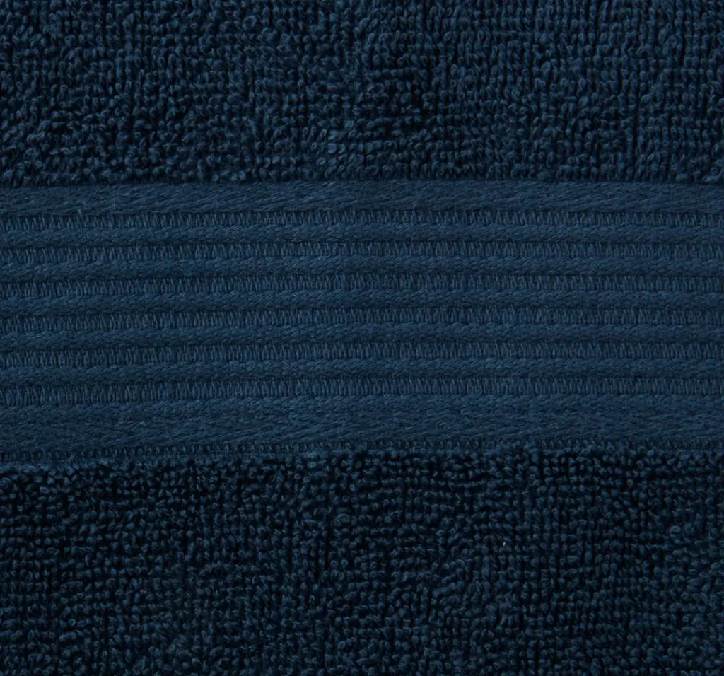 Toallas De Lavabo|Toallas De Manos>KRONBORG KARLSTADGOLDToalla de mano KARLSTAD 50x100 Azul marino