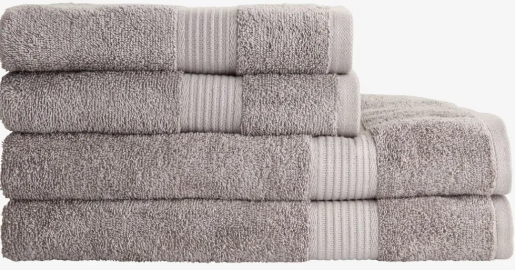 Toallas De Lavabo|Toallas De Manos>KRONBORG KARLSTADGOLDToalla de mano KARLSTAD 50x100 Gris