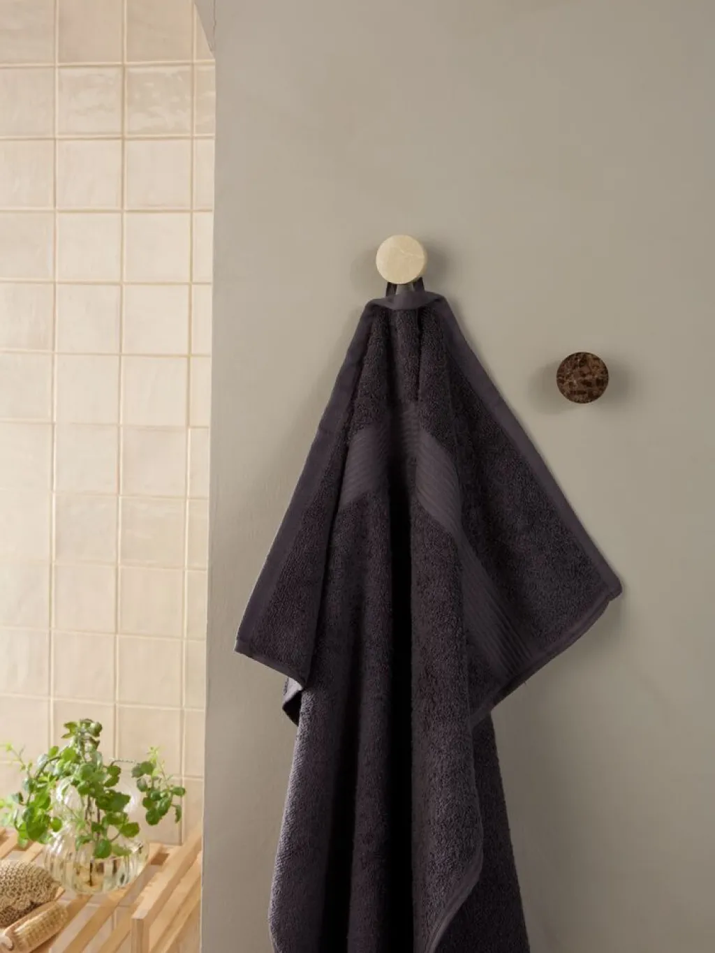 Toallas De Lavabo|Toallas De Manos>KRONBORG KARLSTADGOLDToalla de mano KARLSTAD 50x100 Gris oscuro