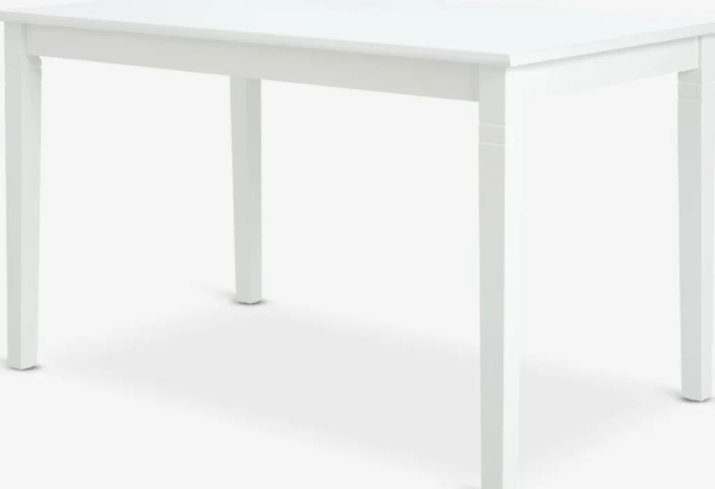 Mesas De Comedor>JYSK KIRKEBYMesa de comedor KIRKEBY 80x130/220 blanco