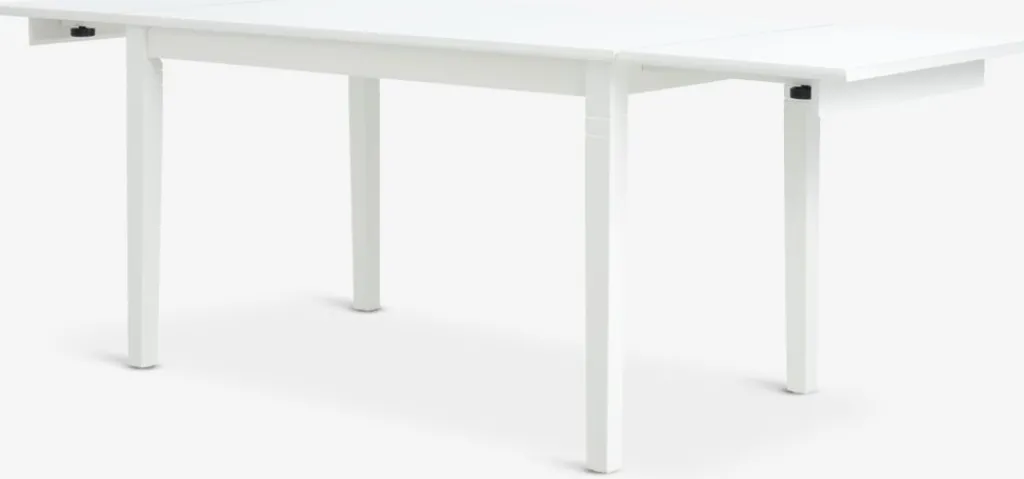 Mesas De Comedor>JYSK KIRKEBYMesa de comedor KIRKEBY 80x130/220 blanco