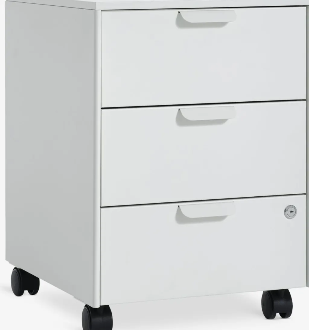 Accesorios De Oficina>JYSK KLINTHOLMCajonera KLINTHOLM 3 cajones Blanco