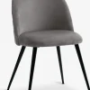 Sillas De Comedor>JYSK KOKKEDALSilla de comedor KOKKEDAL terciopelo gris/negro
