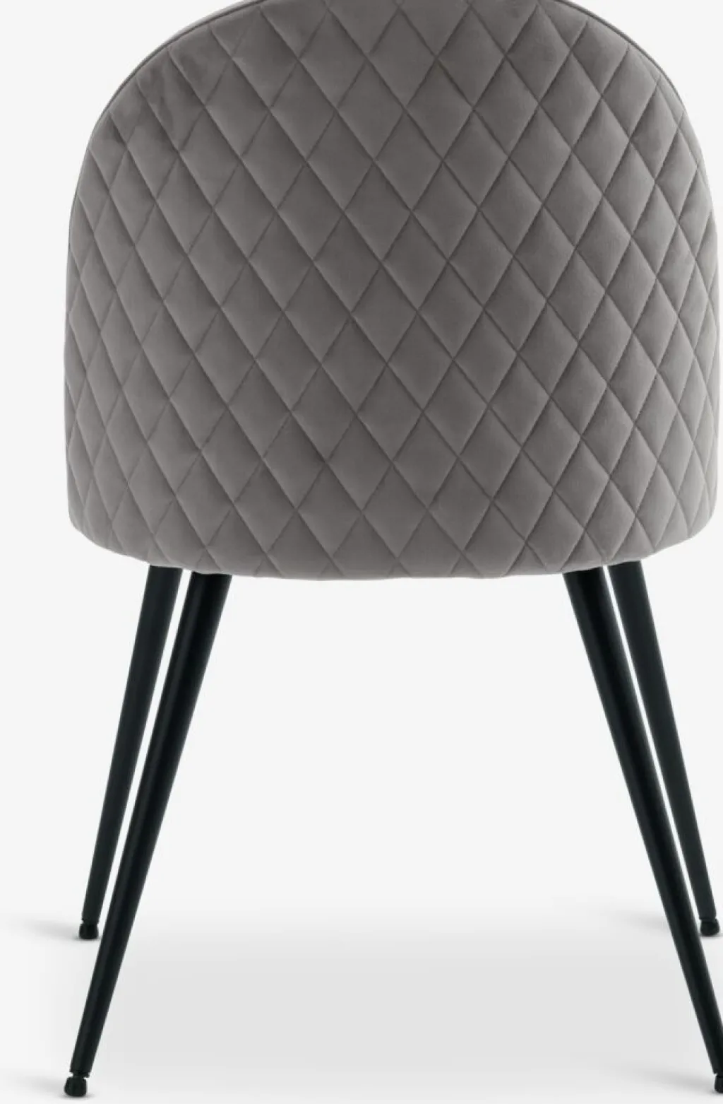 Sillas De Comedor>JYSK KOKKEDALSilla de comedor KOKKEDAL terciopelo gris/negro