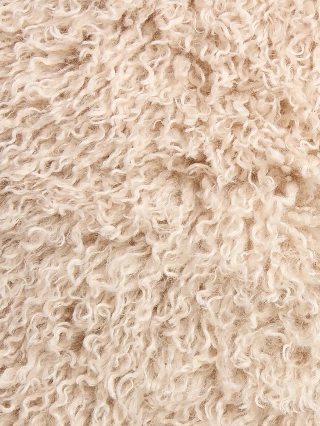 Alfombras De Piel>JYSK KORSKNAPPiel de cordero sintética KORSKNAP 55x75 beis