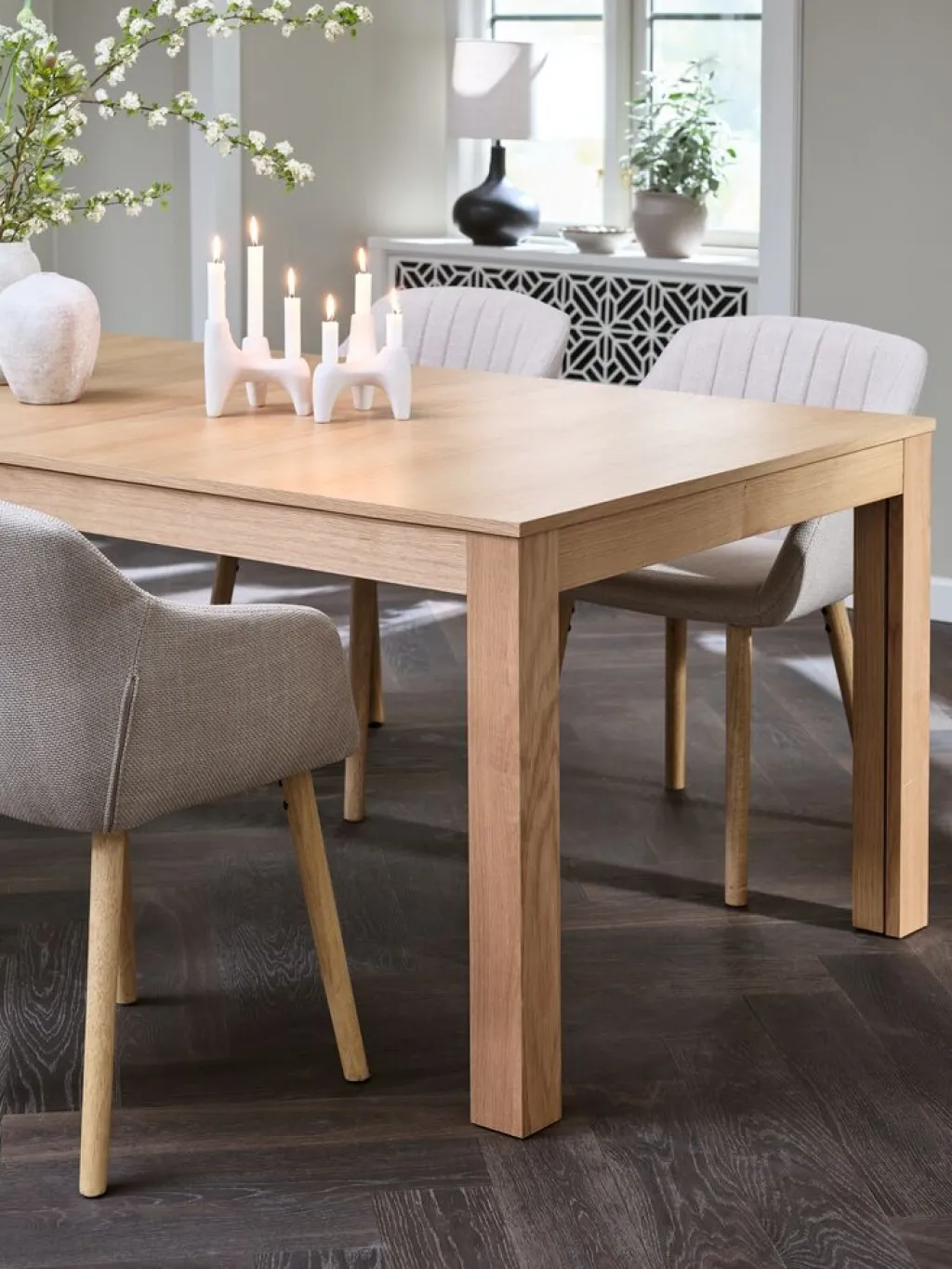 Mesas De Comedor>JYSK KORSKROMesa de comedor KORSKRO 100x200/326 roble natural