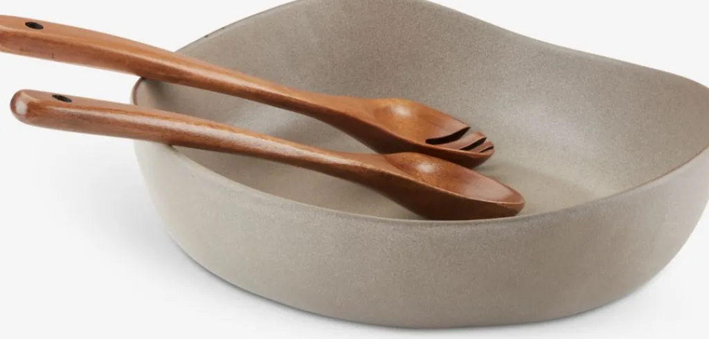 Accesorios De Cocina>JYSK KRESTIANCubiertos para ensalada KRESTIAN L30cm madera