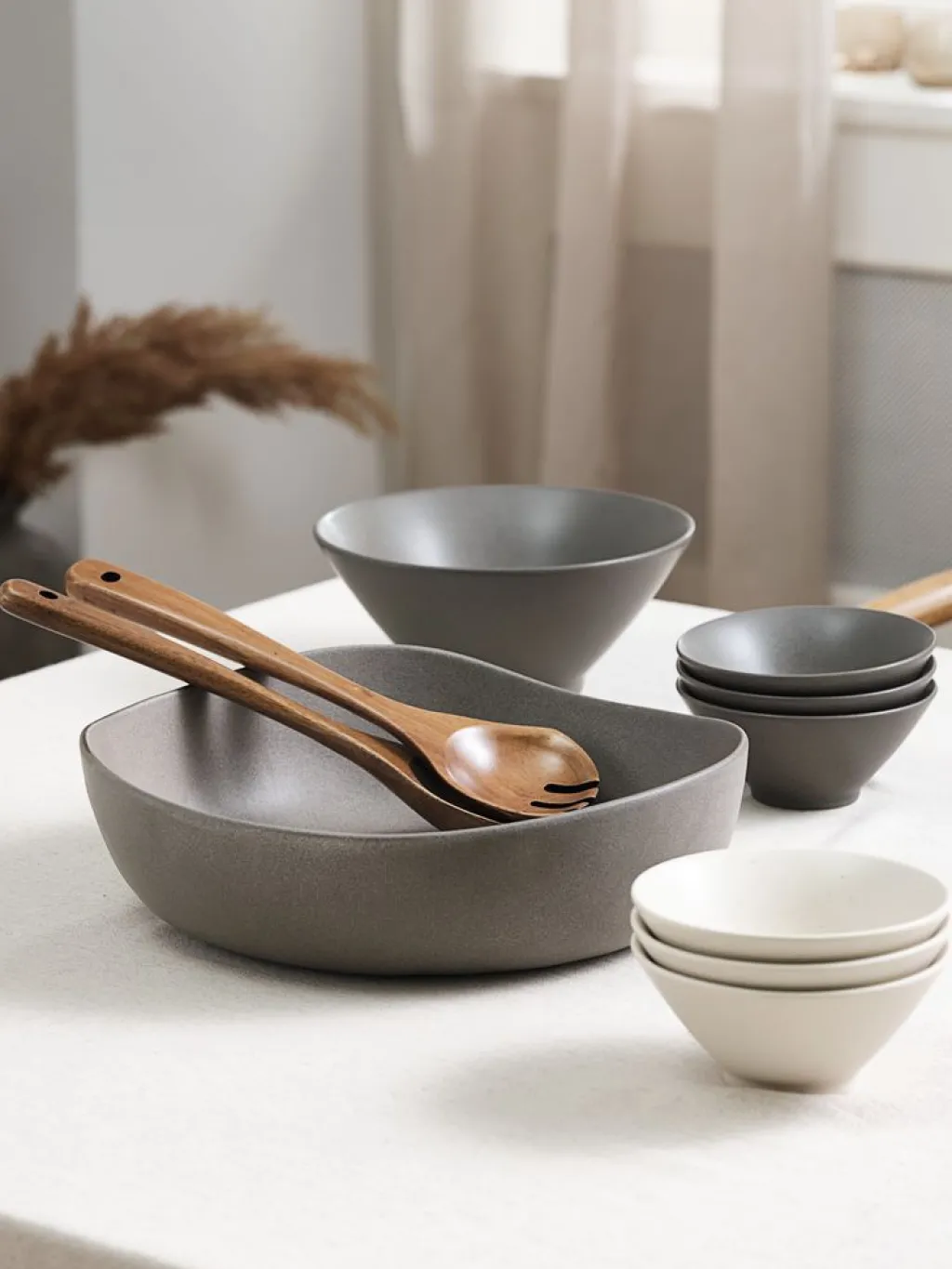 Accesorios De Cocina>JYSK KRESTIANCubiertos para ensalada KRESTIAN L30cm madera