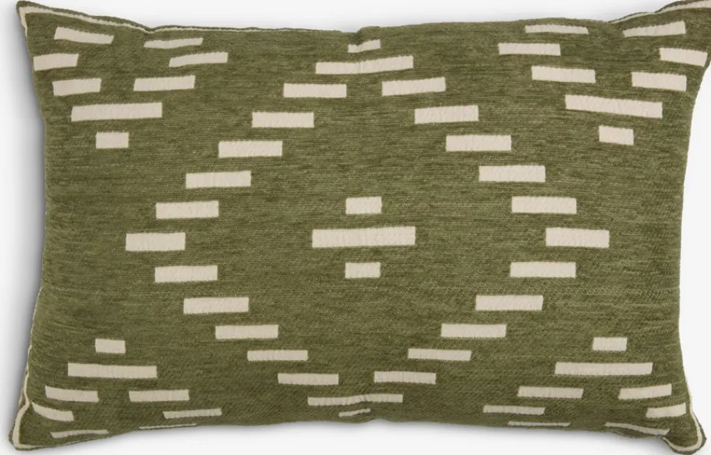 Cojines>JYSK KROKUSCojín KROKUS 40x60 chenilla verde/beis