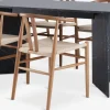 Mesas De Comedor|Conjuntos De Comedor>JYSK KRONDAL + GUDERUPMesa KRONDAL L180 mármol + 4 sillas GUDERUP roble/natural