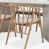 Mesas De Comedor|Conjuntos De Comedor>JYSK KRONDAL + LYKSBORGMesa KRONDAL L180 travertino + 4 LYKSBORG roble natural