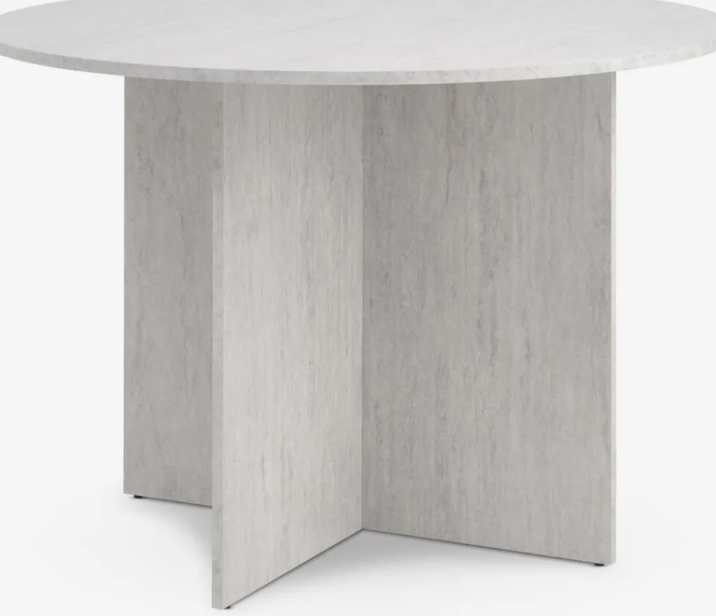 Mesas De Comedor>JYSK KRONDALMesa de comedor KRONDAL Ø110 color Travertino