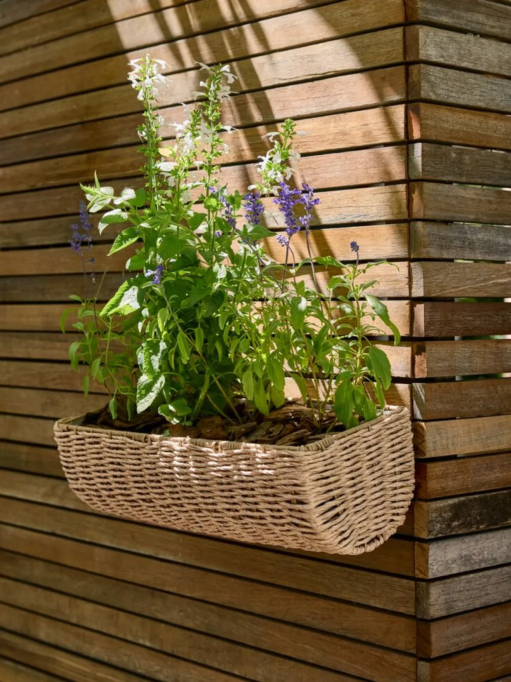 Maceteros>JYSK KUBBJardinera para balcón KUBB A18xL50xA16 natural