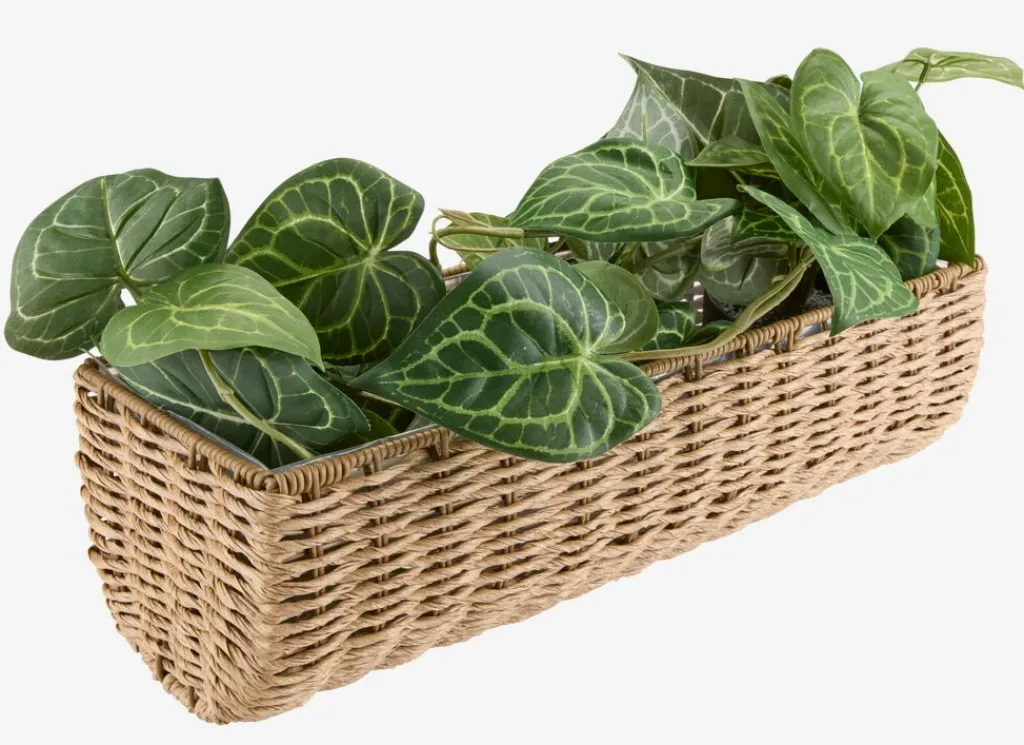 Maceteros>JYSK KUBBJardinera para balcón KUBB A18xL50xA16 natural