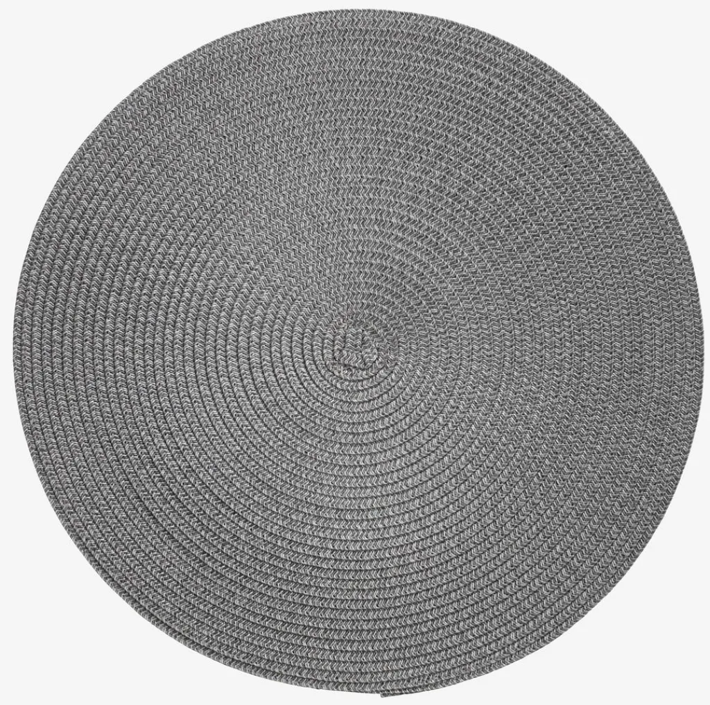Manteles Individuales>JYSK KUNGSMYNTAMantel individual KUNGSMYNTA Ø38 Gris oscuro