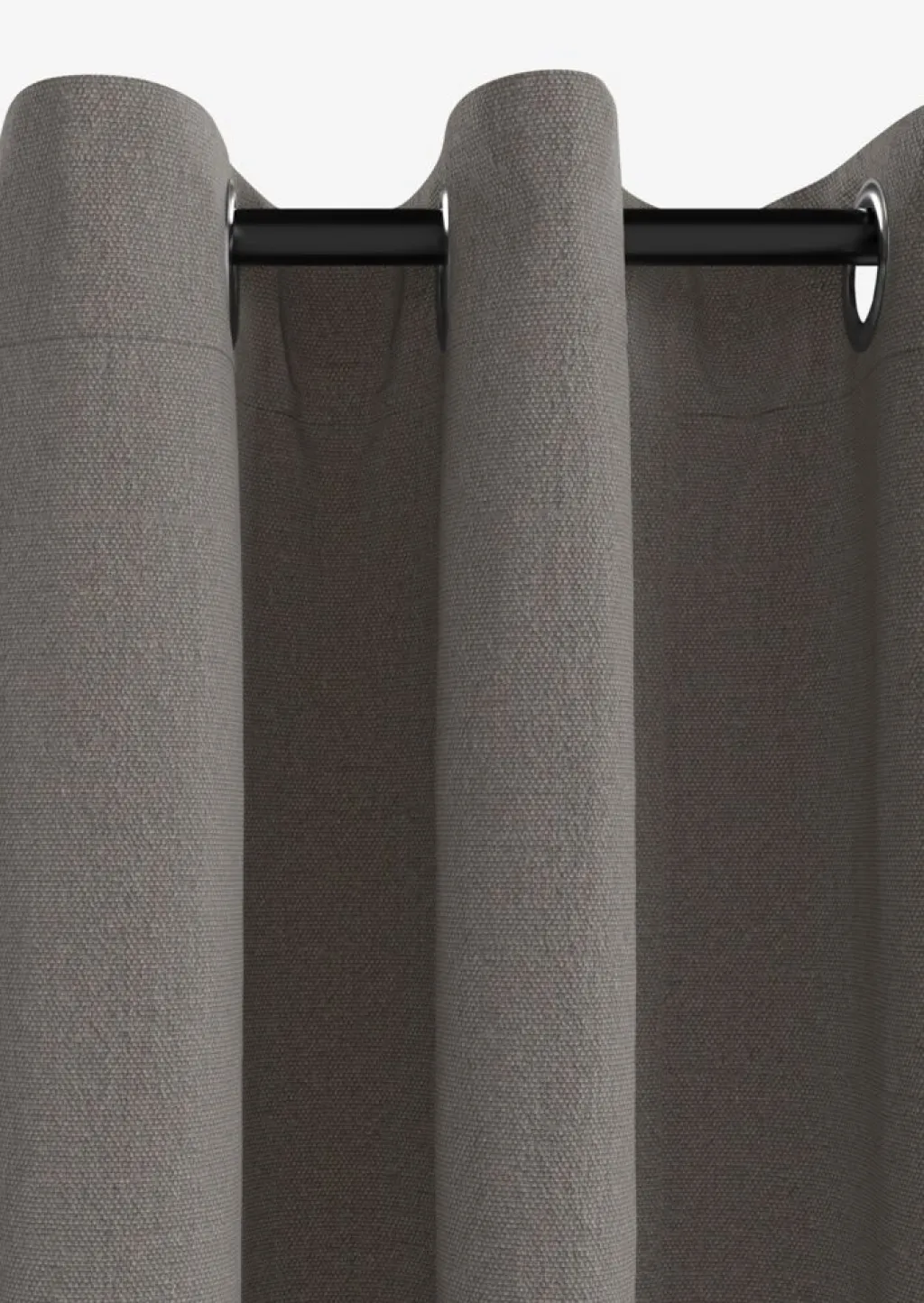 Cortinas Opacas>JYSK KVINGLACortina semiopaca KVINGLA 1x140x245 gris cálido
