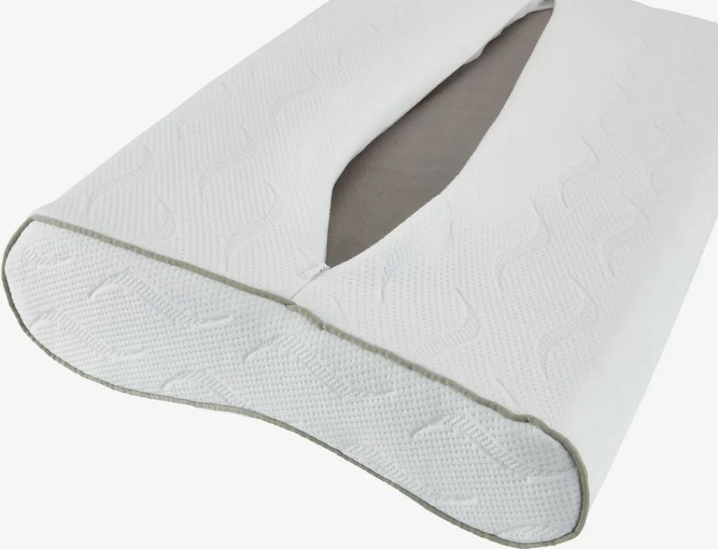 Almohadas De Espuma Viscoelástica>WELLPUR KYRKJAGOLDAlmohada cervical viscoelástica 40x60x11/9 KYRKJA