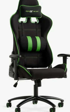 Sillas De Oficina|Sillas Gaming>JYSK LAMDRUPSilla gaming LAMDRUP negro/verde