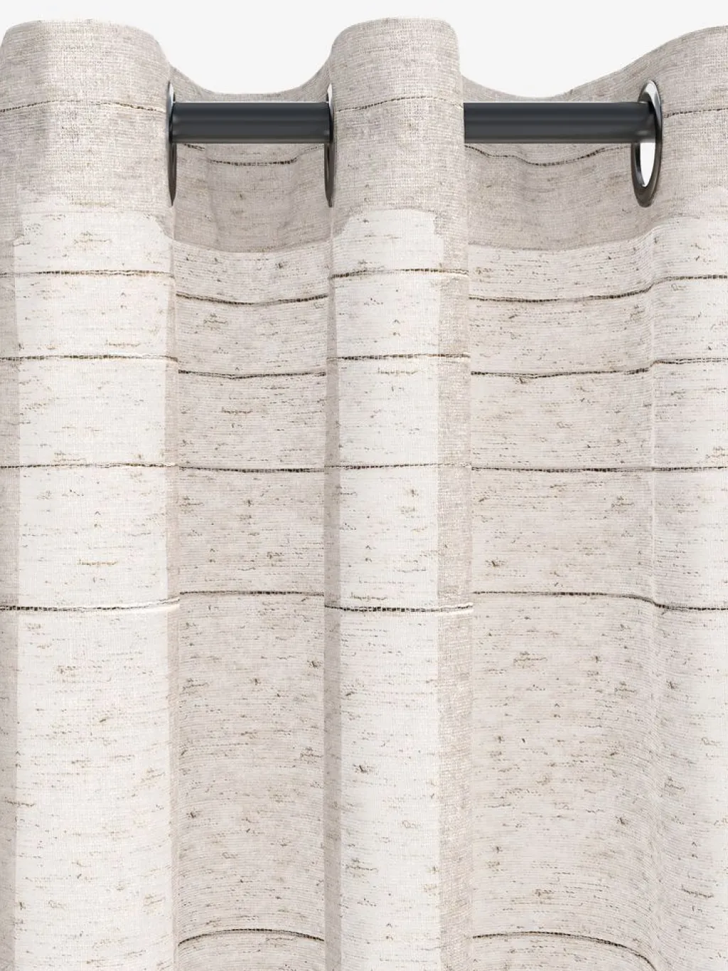 Cortinas Traslúcidas>JYSK LANGELANDCortina LANGELAND 1x140x300 aspecto lino beis
