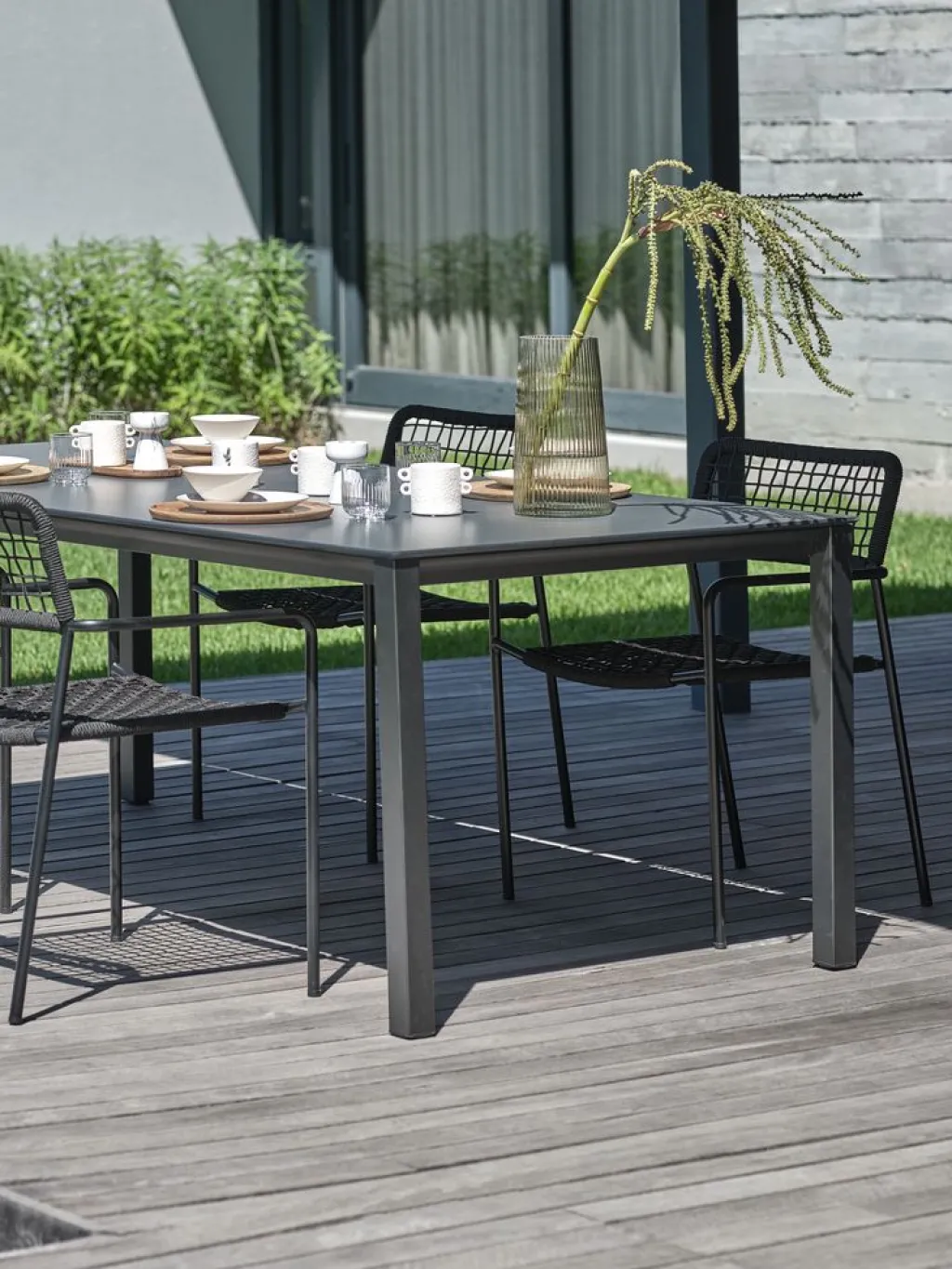 Mesas De Jardín>JUTLANDIA LANGETMesa de jardín LANGET A95xL207 negro