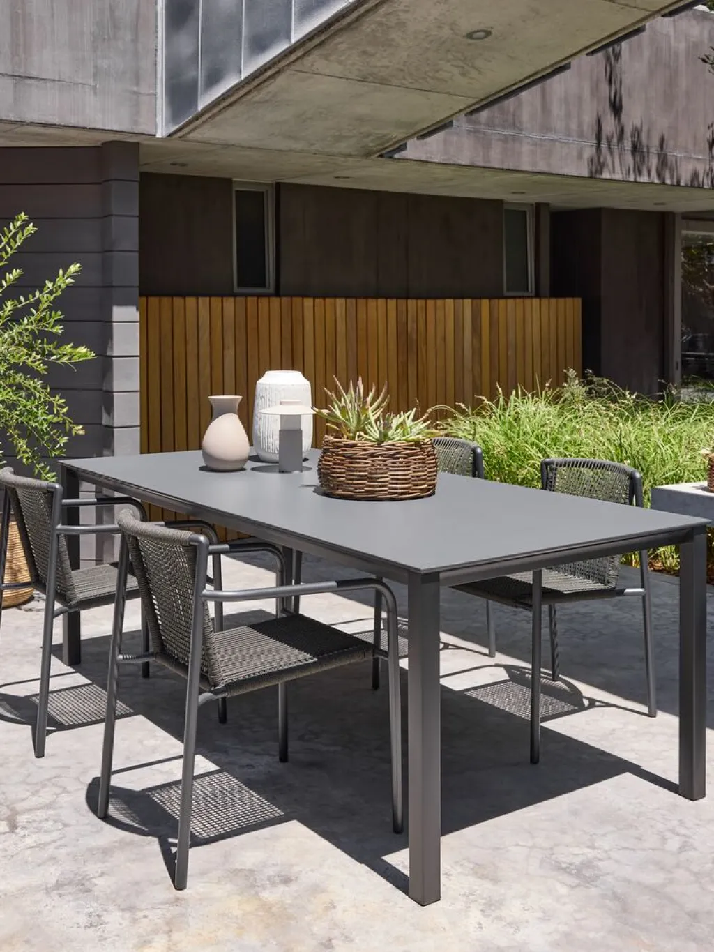 Mesas De Jardín>JUTLANDIA LANGETMesa de jardín LANGET A95xL207 negro