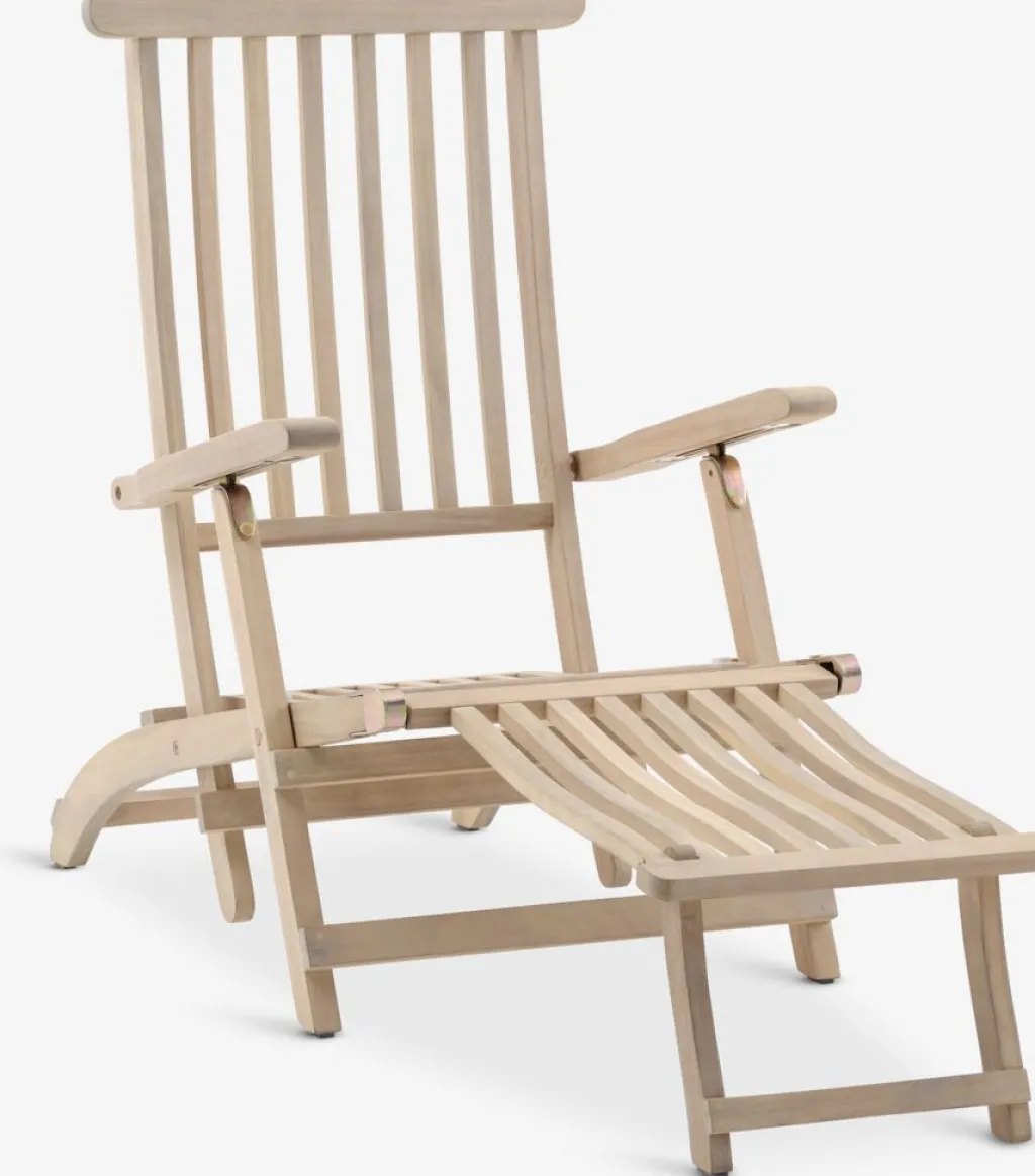 Sillas De Jardín|Muebles De Jardín>JYSK LANGHOLMTumbona plegable LANGHOLM madera dura