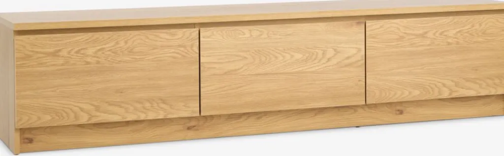 Muebles De TV>JYSK LIMFJORDENMueble TV LIMFJORDEN 2 cajones 1 puerta color Roble cálido