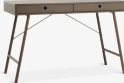 Escritorios|Escritorios Elevables>JYSK LINDVEDEscritorio LINDVED 48x120 2 cajones color Roble oscuro