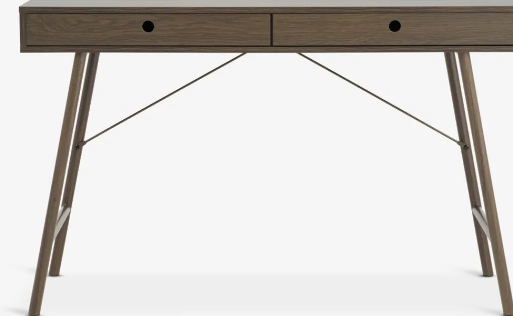 Escritorios|Escritorios Elevables>JYSK LINDVEDEscritorio LINDVED 48x120 2 cajones color Roble oscuro