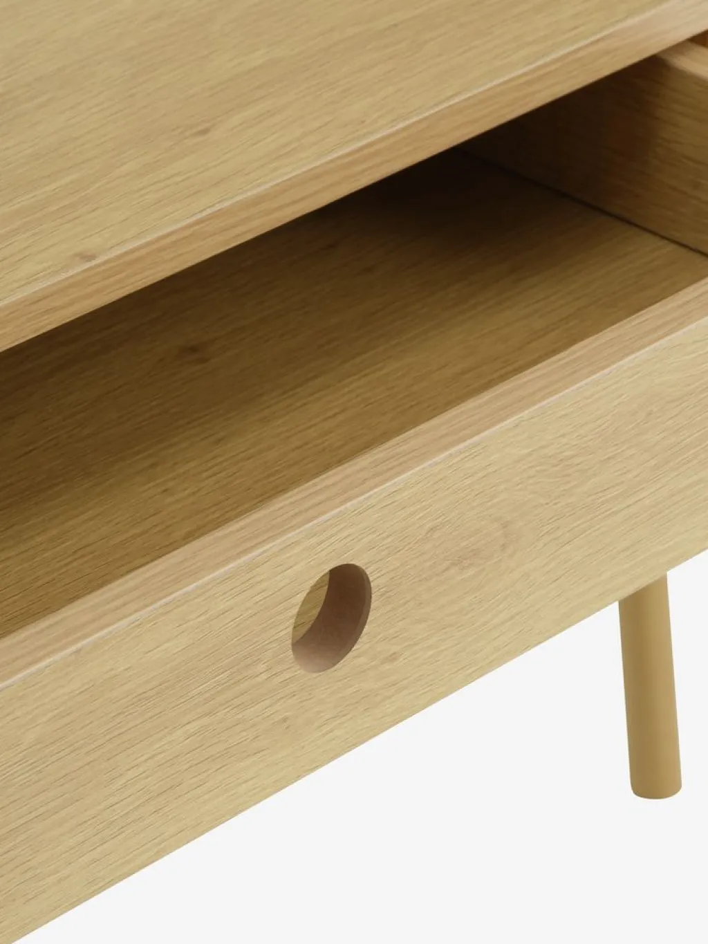 Escritorios|Escritorios Elevables>JYSK LINDVEDEscritorio LINDVED 48x120 2 cajones color Roble natural