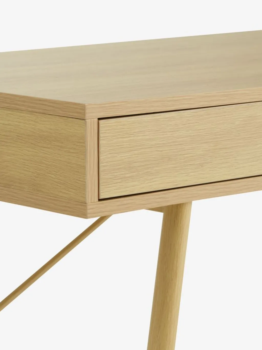Escritorios|Escritorios Elevables>JYSK LINDVEDEscritorio LINDVED 48x120 2 cajones color Roble natural