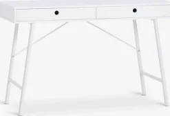 Escritorios|Escritorios Elevables>JYSK LINDVEDEscritorio LINDVED 48x120 2 cajones Blanco