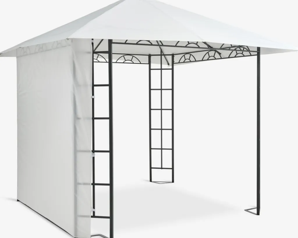 Cenadores Y Pérgolas>JYSK LOFOTENPanel lateral para cenador LOFOTEN A2,3×A2m blanco