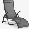 Muebles De Jardín|Tumbonas>JUTLANDIA LOMMATumbona plegable LOMMA A63xL130 negro