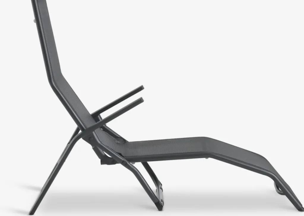Muebles De Jardín|Tumbonas>JUTLANDIA LOMMATumbona plegable LOMMA A63xL130 negro