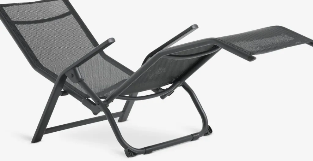 Muebles De Jardín|Tumbonas>JUTLANDIA LOMMATumbona plegable LOMMA A63xL130 negro