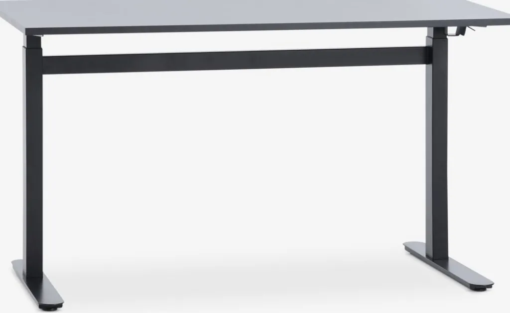 Escritorios|Escritorios Elevables>JYSK LUNDTOFTEscritorio elevable gas LUNDTOFT 70x130 Negro
