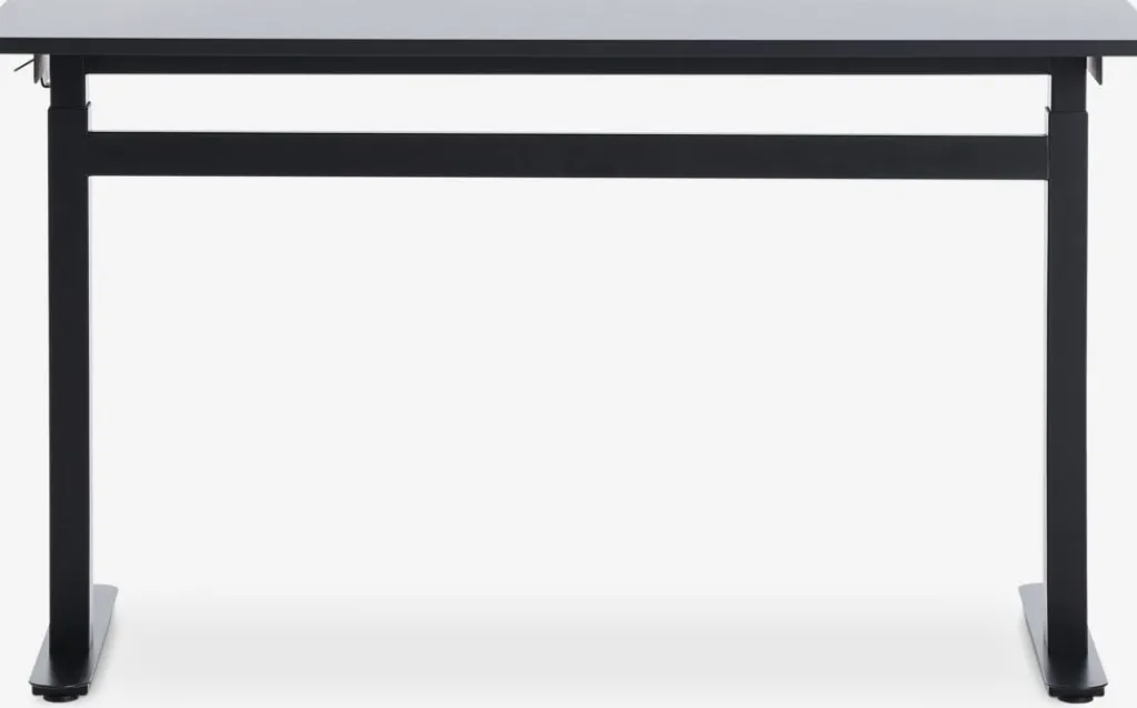 Escritorios|Escritorios Elevables>JYSK LUNDTOFTEscritorio elevable gas LUNDTOFT 70x130 Negro