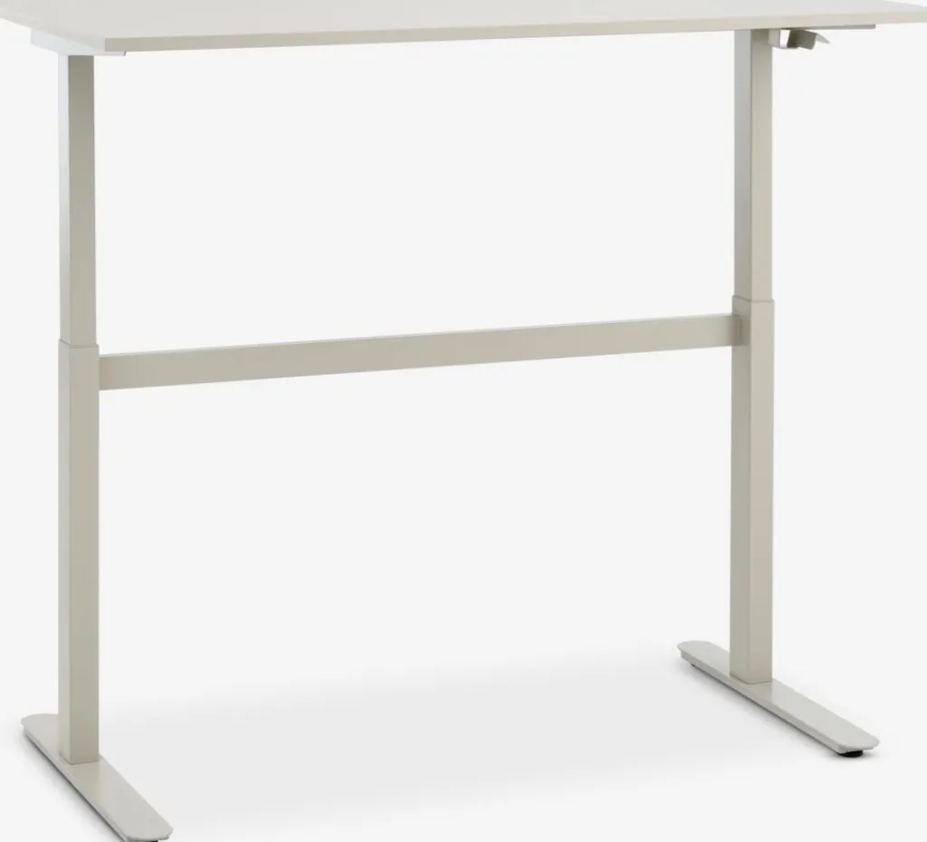 Escritorios|Escritorios Elevables>JYSK LUNDTOFTEscritorio elevable gas LUNDTOFT 70x130 beis Beige