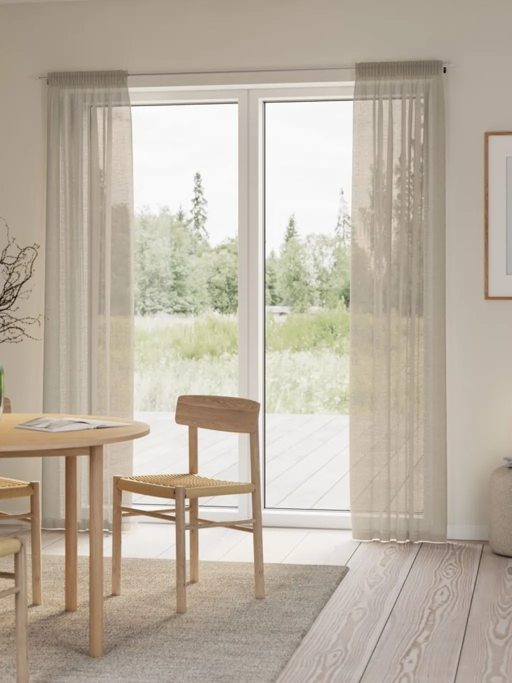 Cortinas Traslúcidas>JYSK LUTELANDETCortina LUTELANDET 1x140x245 beis