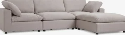 2 Plazas|3 Plazas>JYSK LYBYSofá modular LYBY 3 plazas chaise longue tela arena