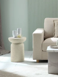 Otros>JYSK LYDUMSoporte LYDUM Ø34xA46 fibrocemento beis Beige