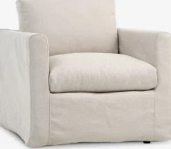 Sillones>JYSK LYNGAASillón LYNGAA funda extraíble tela beis