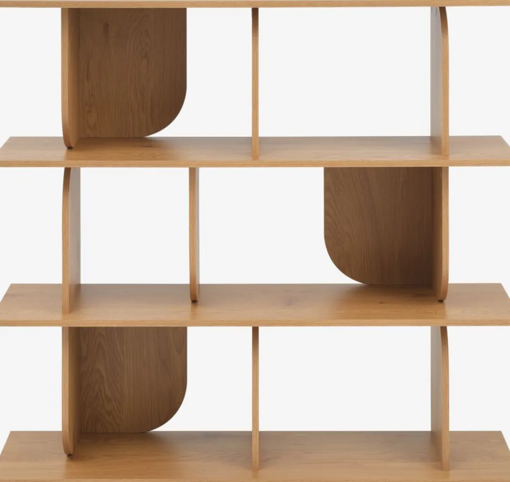 Estanterias Y Librerías|Estanterias Y Librerías>JYSK LYNGERUPEstantería LYNGERUP 4 estantes color roble cálido