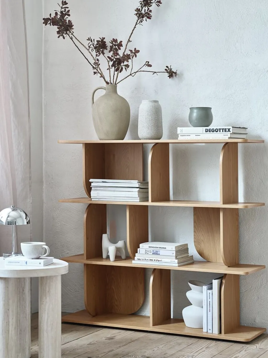 Estanterias Y Librerías|Estanterias Y Librerías>JYSK LYNGERUPEstantería LYNGERUP 4 estantes color roble cálido