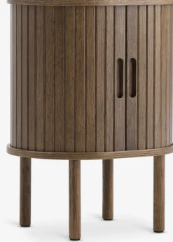 Mesitas De Noche|Mesitas De Noche>Royal Oak LYNGVIGMesita de noche LYNGVIG 2 puertas persiana Roble oscuro