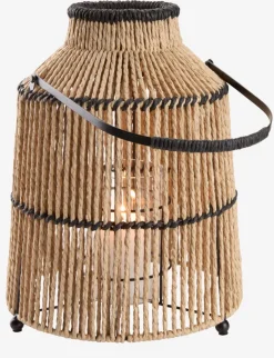 Faroles>JYSK MAALTHEFarol MAALTHE Ø27xA35cm natural/negro